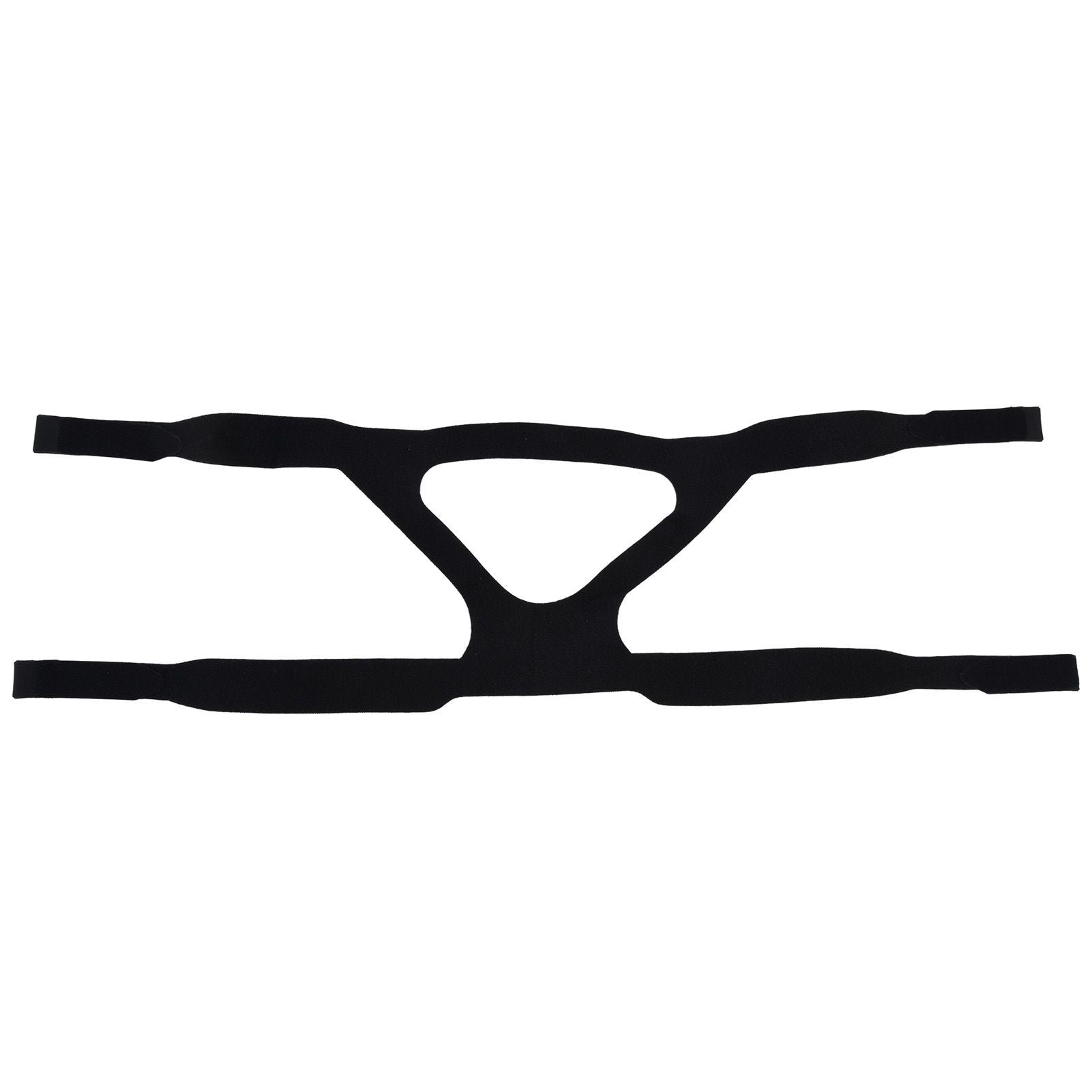 Universal Anti Snore Headgear Strap Nylon Elastic Anti Snoring Head Band for RespiratorBlack