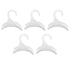 5Pcs Purse Door Hanger Bag Arc Closet Hanger Hook for Satchel Coat Haversack Belt StorageWhite