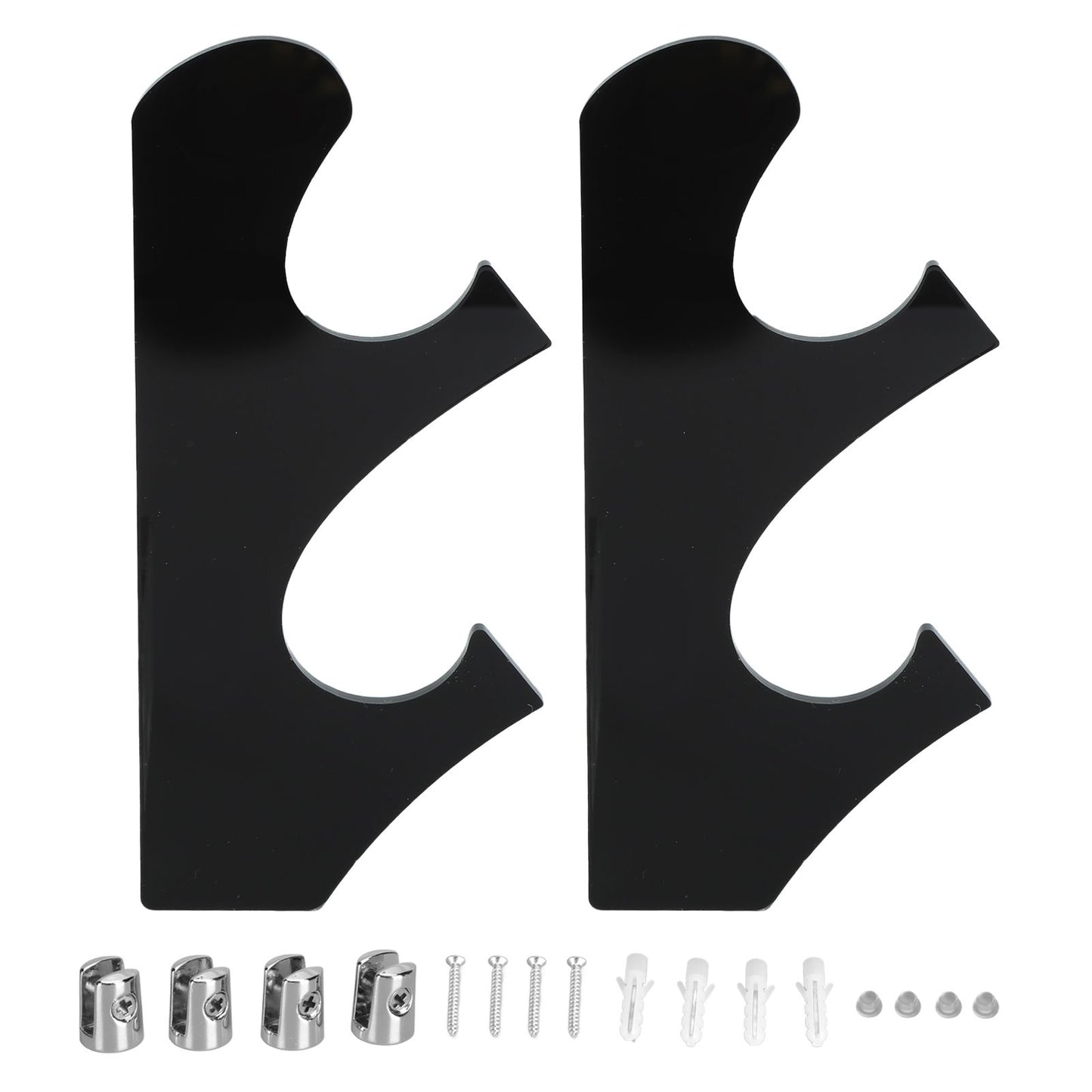 1 Pair/set Multi Layer Vintage Sword Holder Rack Break Resistance Acrylic Sword StandBlack