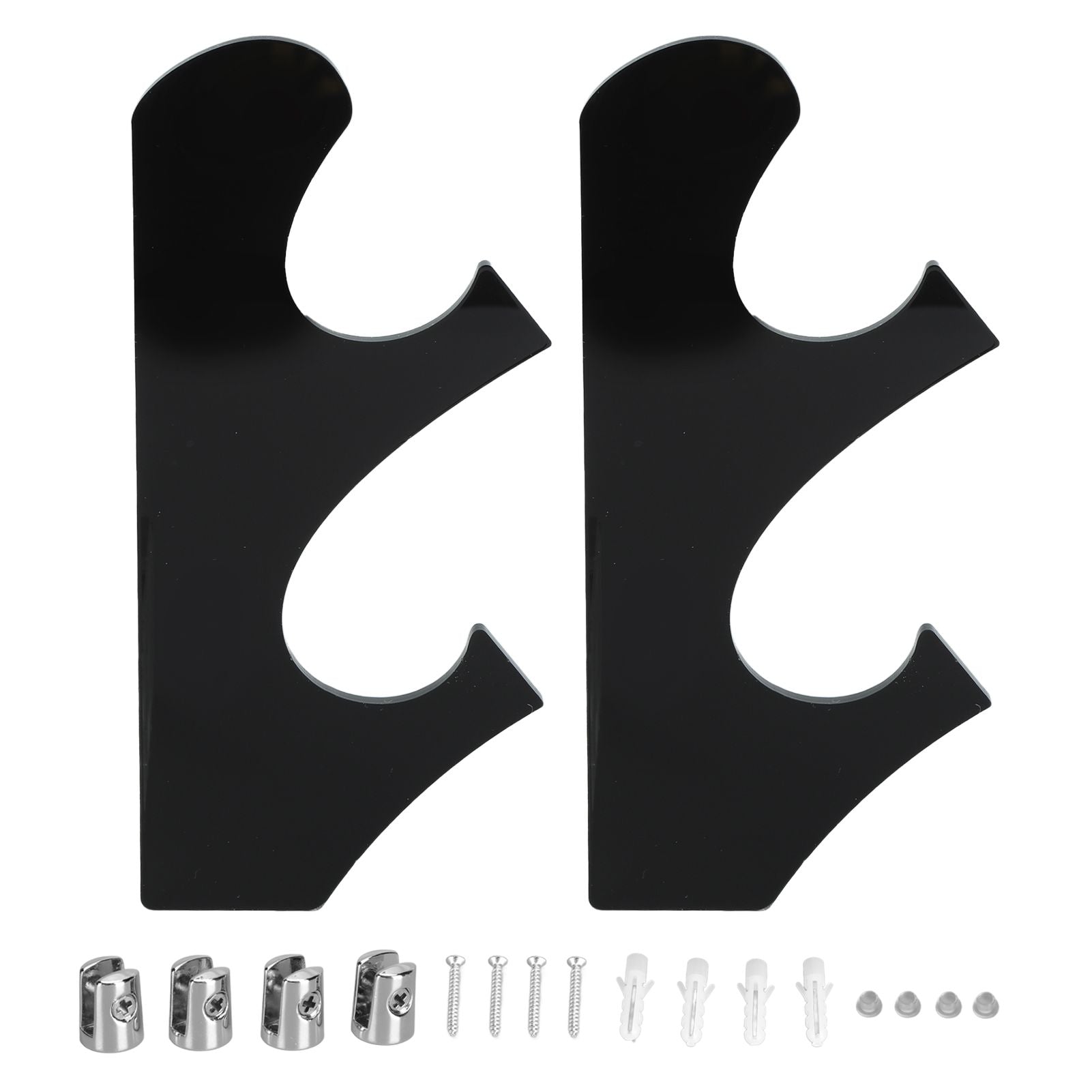 1 Pair/set Multi Layer Vintage Sword Holder Rack Break Resistance Acrylic Sword StandBlack