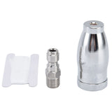 High Pressure Washer 3600PSI Rotating Turbo Nozzle with 1/4in Quick Connect Plug Stainless Steel Rotating Nozzle
