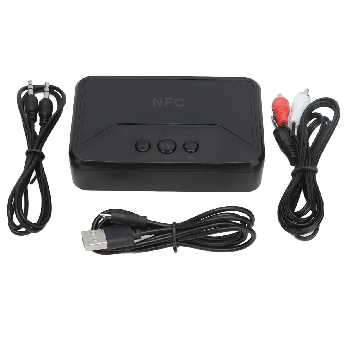 5.0 Bluetooth Adapter Receiver Stable Black USB Charging Wireless NFC Bluetooth Receiver