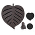 Incense Holder Burners Leaf Shape Mini Exquisite Durable Easy Clean Relieve Mood Home Decoration