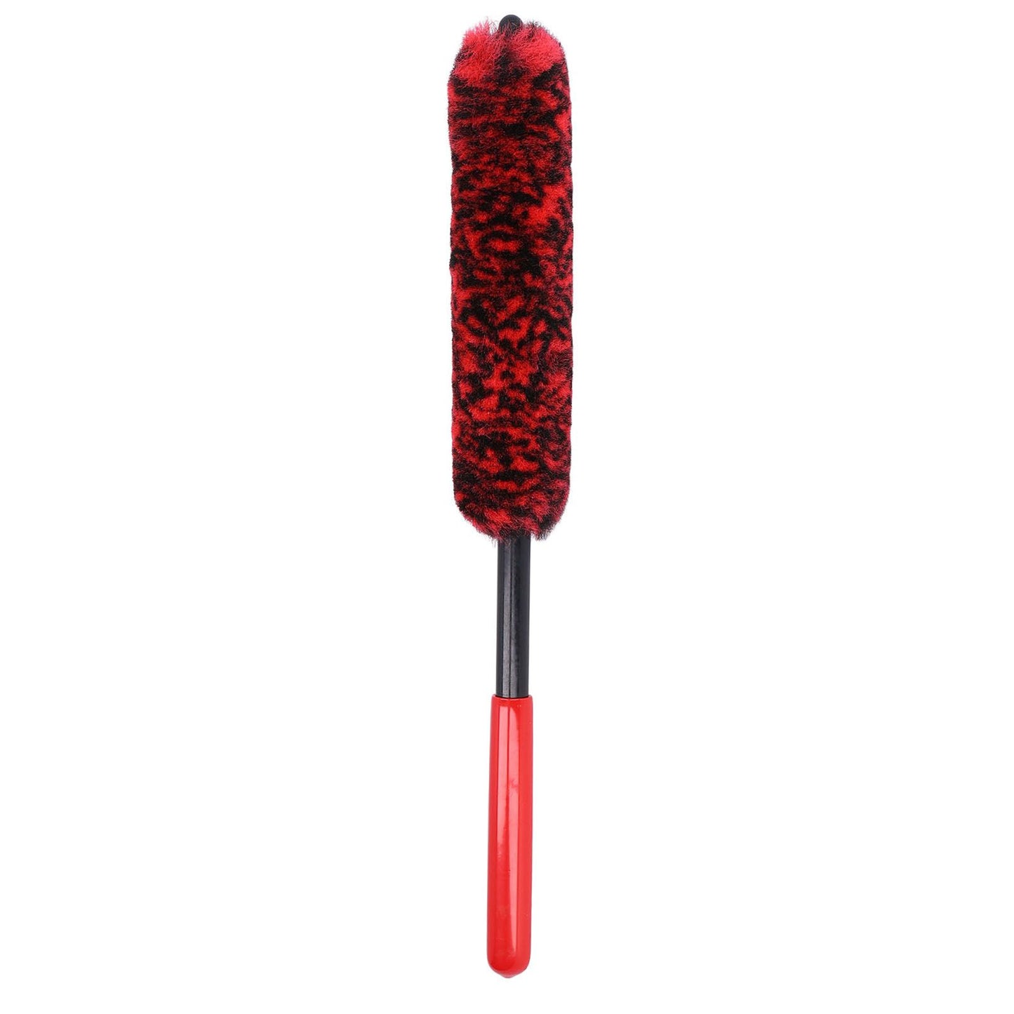 Universal Car Wheel Hub Cleaning Brush Flexible Long Handle Car Tire Detailing Brush Red