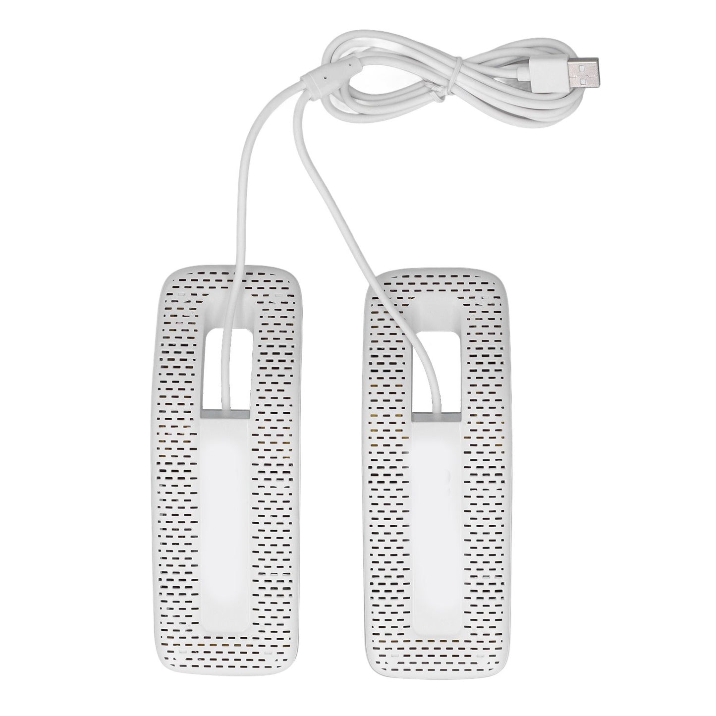 Shoe Deodorizer Dryer Portable USB Electric Shoes Dryer for Gloves Socks Jewelry Box White