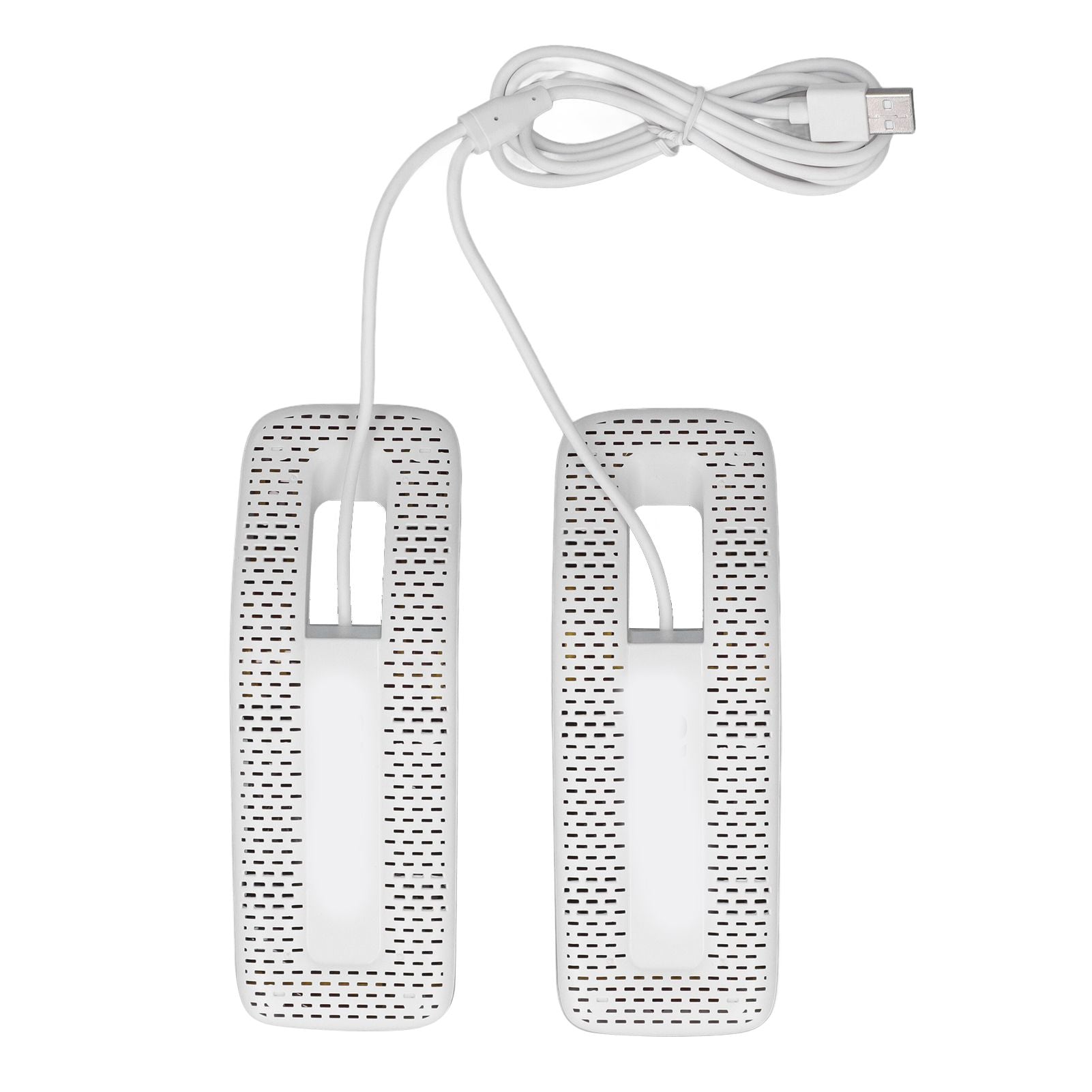 Shoe Deodorizer Dryer Portable USB Electric Shoes Dryer for Gloves Socks Jewelry Box White