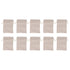 10Pcs Cotton Linen Bag Small Storage Drawstring Bag 9 X 6.7in Reusable Storage Bag for Bread Flowers