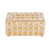 Tissue Box Holder Multifunctional Fashionable Design Exquisite Sturdy Durable Tissue HolderGold