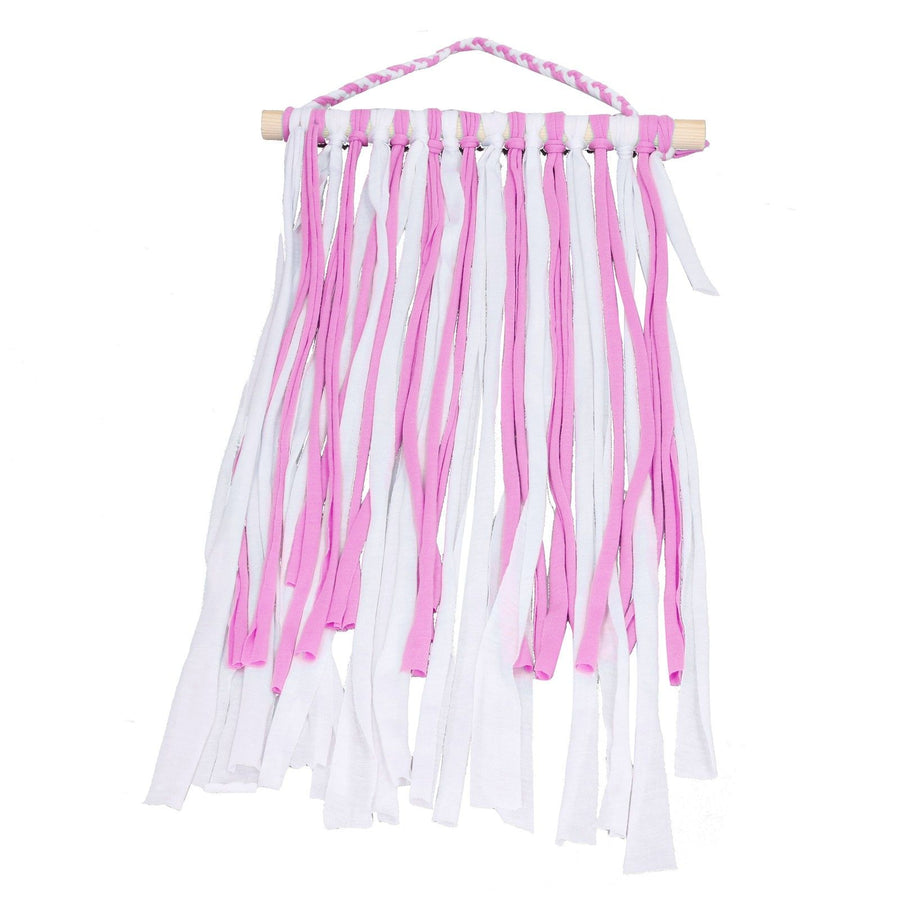 Bow Holder Cloth Beech Material Light Weight Decorative Function Different Colors Hair Clip Hangers for GirlPurple