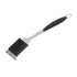 Barbecue Grill Brush Scraper Long Handle Stainless Steel Silver No Scratch Cleaning Portable for BBQ Grilling