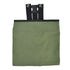 Foraging Bag Canvas Foldable Portable Thick Unique Simple Appearance Belt Fruit Picking Pouch for Outdoor CampingMilitary Green