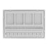 Beaded Measuring Board 4 Straight Channels 4 Recessed Compartments Bead Design Board for Creating Bracelets Necklaces