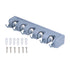 Mop Broom Holder Multifunctional Space Saving Broom Wall Mounted Rack for Kitchen Bathroom Garden Garage B