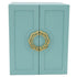 Jewelry Storage Box Leather Double Door Green European Style Storage Case for Necklace Earring Watch Bracelet