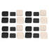 8 Set Full Covered Bed Risers Shockproof Stackable Furniture Risers for Refrigerator Washing Machine Base Tables Chairs