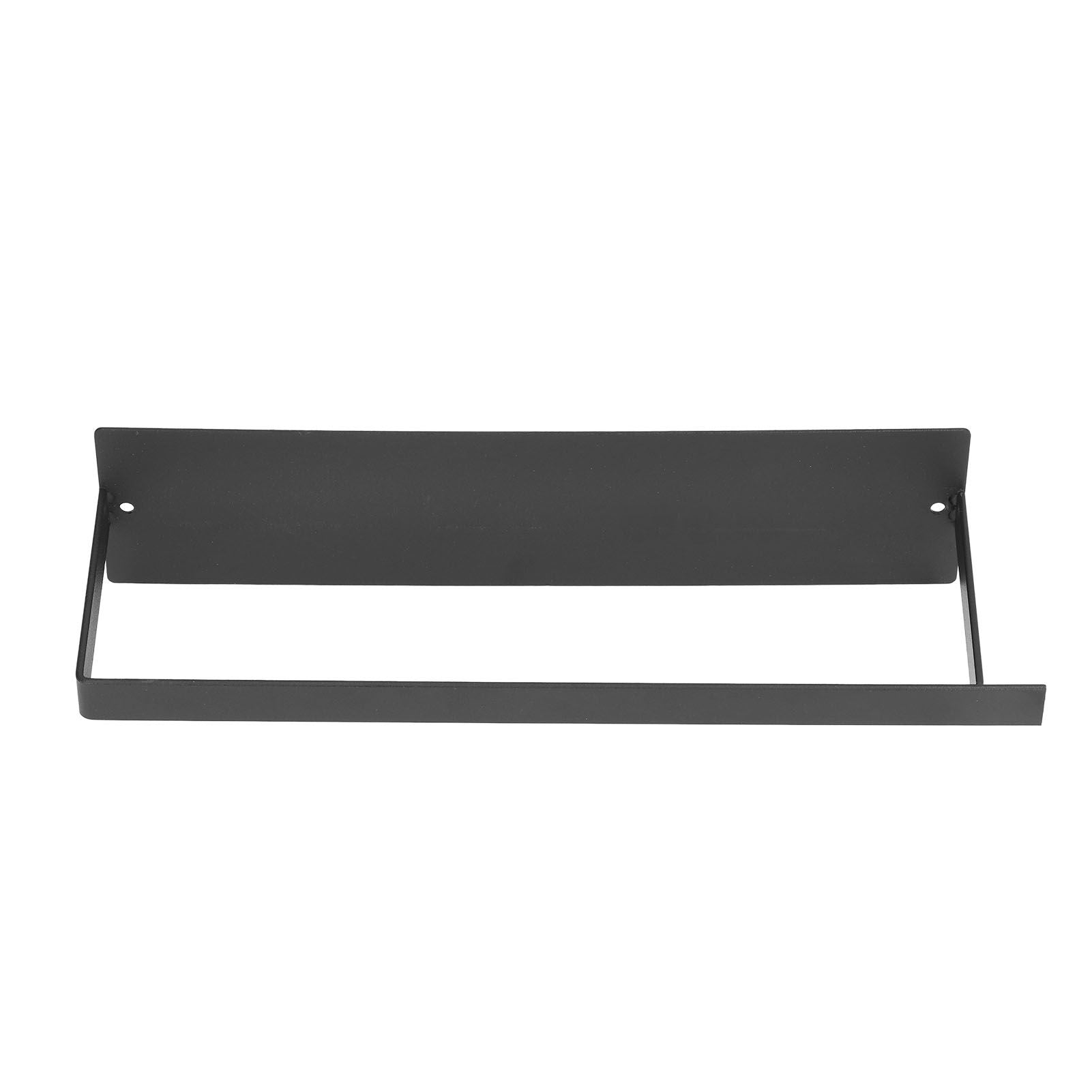 Washing Machine Hanger Holder Wall Mounted Magnetic Suction Thickened Panel Wall Towel Rack for Bathroom Wash Machine Black
