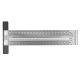 Woodworking Marking T Rulers Positioning Scribing Ruler Gauge Carpenter Measuring Mark Ruler 200mm