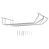 Stainless Steel Double Row Wine Glass Stemware Rack Hanging Stemware Holder Under CabinetS