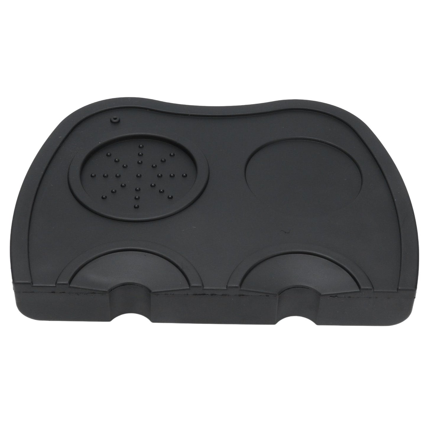 Silicone Coffee Tamper Pad Anti Slip Soft Tamper Mat Heat Resistant Corner Tamping Mat for HomeBlack