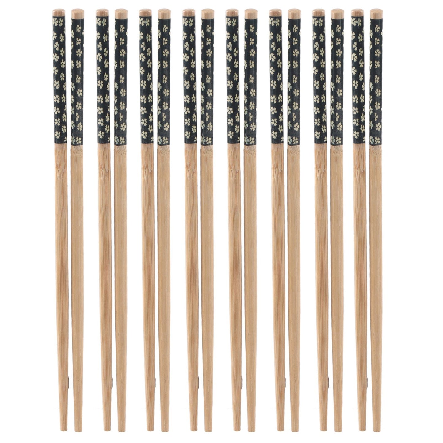 8 Pairs Bamboo Chopsticks Reusable Classic Japanese Style Chop Sticks Set for Home Restaurant