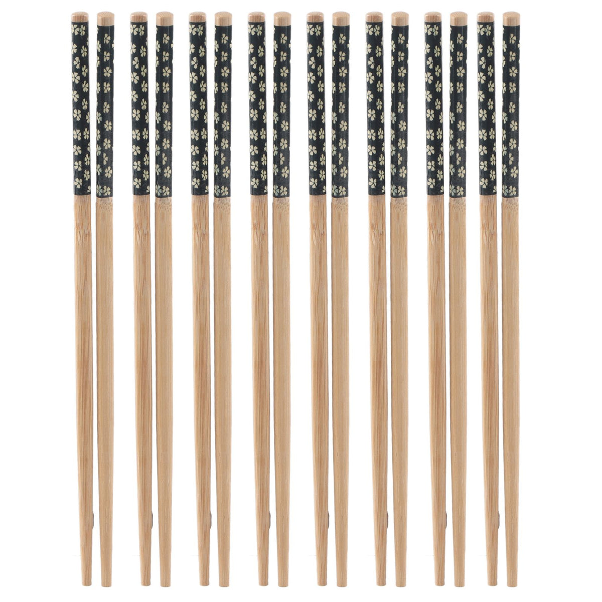 8 Pairs Bamboo Chopsticks Reusable Classic Japanese Style Chop Sticks Set for Home Restaurant
