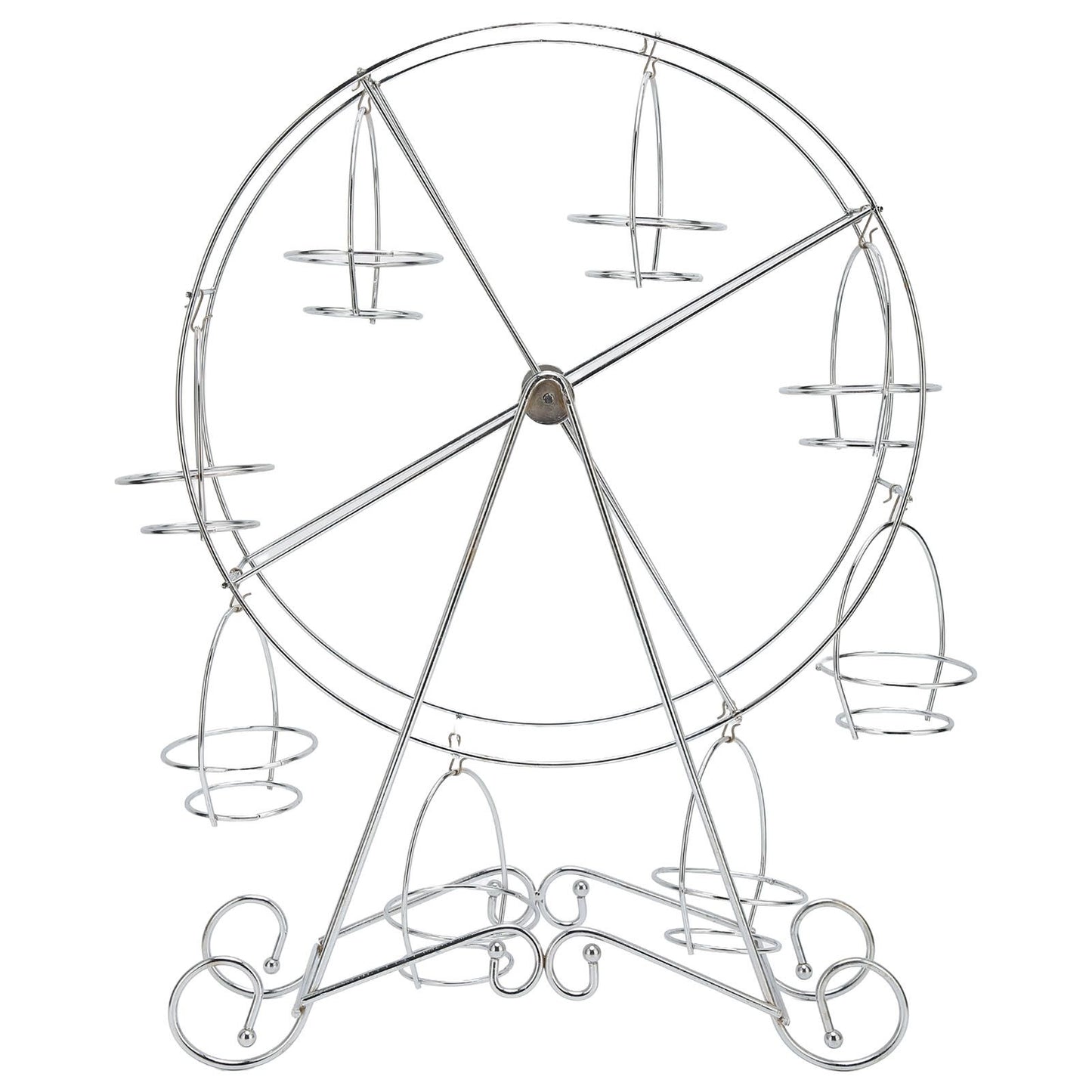 Ferris Wheel Cupcake Stand 8 Cups Dessert Carrier Display Holder for Restaurants Dessert Shops Theme Party