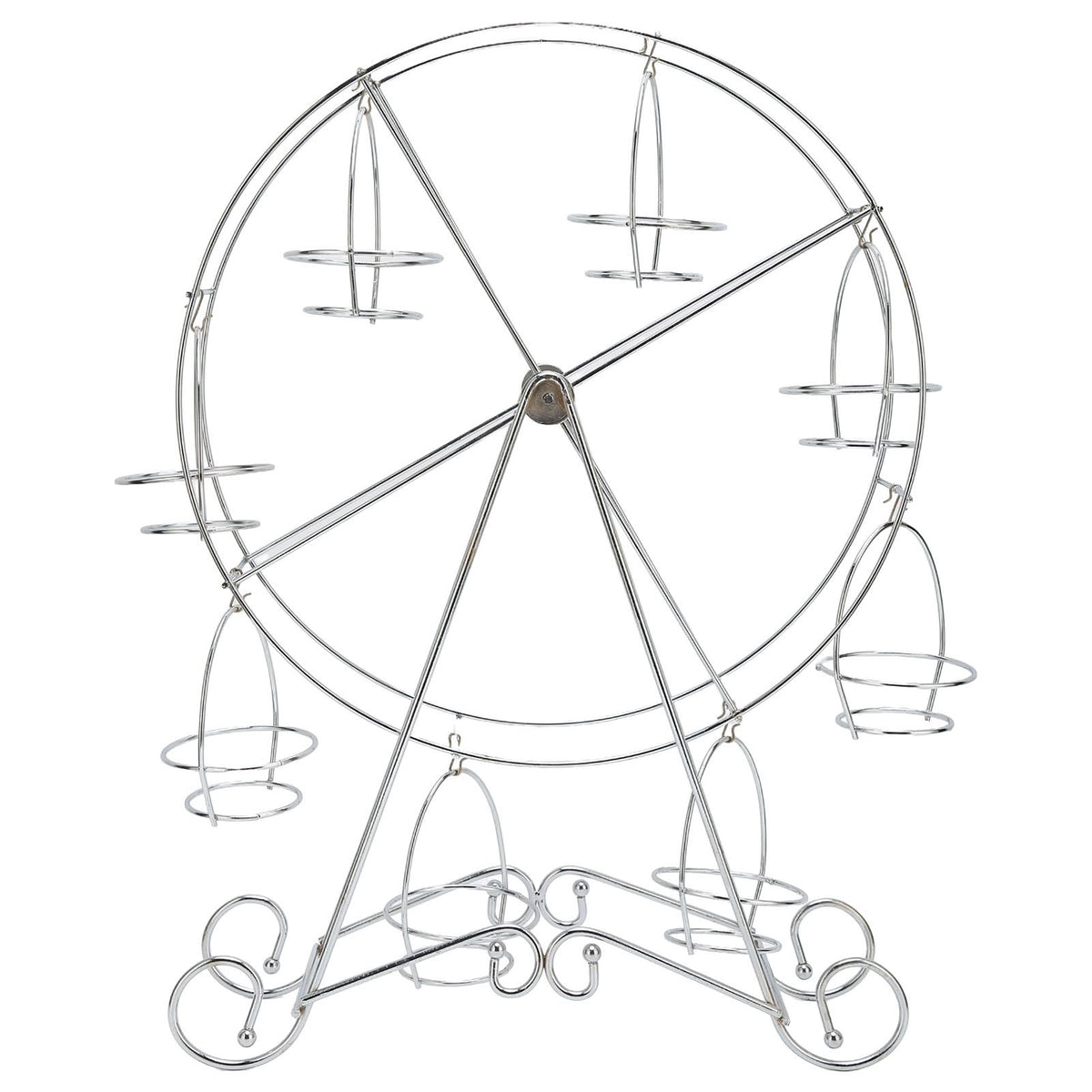 Ferris Wheel Cupcake Stand 8 Cups Dessert Carrier Display Holder for Restaurants Dessert Shops Theme Party