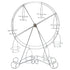 Ferris Wheel Cupcake Stand 8 Cups Dessert Carrier Display Holder for Restaurants Dessert Shops Theme Party