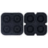 Pumpkin Ice Ball Mold 3D Pumpkin Shape Food Grade Silicone 4 Cells Easy Release Whiskey Ice Mold for Coffee Tea Cocktail Black