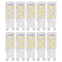 10PCS G9 220V LED Lamp Dimmable Ceramic LED Bulb Replace Halogen Lamp for ChandelierG9 5W 52LED