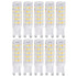 10PCS G9 220V LED Lamp Dimmable Ceramic LED Bulb Replace Halogen Lamp for ChandelierG9 7W 64LED