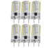 6Pcs G8 Small Bulbs 5W Small Bulb Light Source 80LED for CeilingLamp Wall Lamp Table Lamp 110VWarm Light