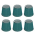 6PCS Fabric Lampshade Modern Simple Fabric Light Lampshade Phnom Penh Craftsmanship for E14 LampDark Green (PX198)