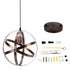 Ball Earth Chandelier Retro American Industry Warm Romantic Stable Firm Wall Lamp for Coffee Shop Store