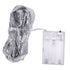 13.12ft LED Christmas Ribbon Light Waterproof Christmas Tree Decorative Light Silver Light RibbonColorful Light