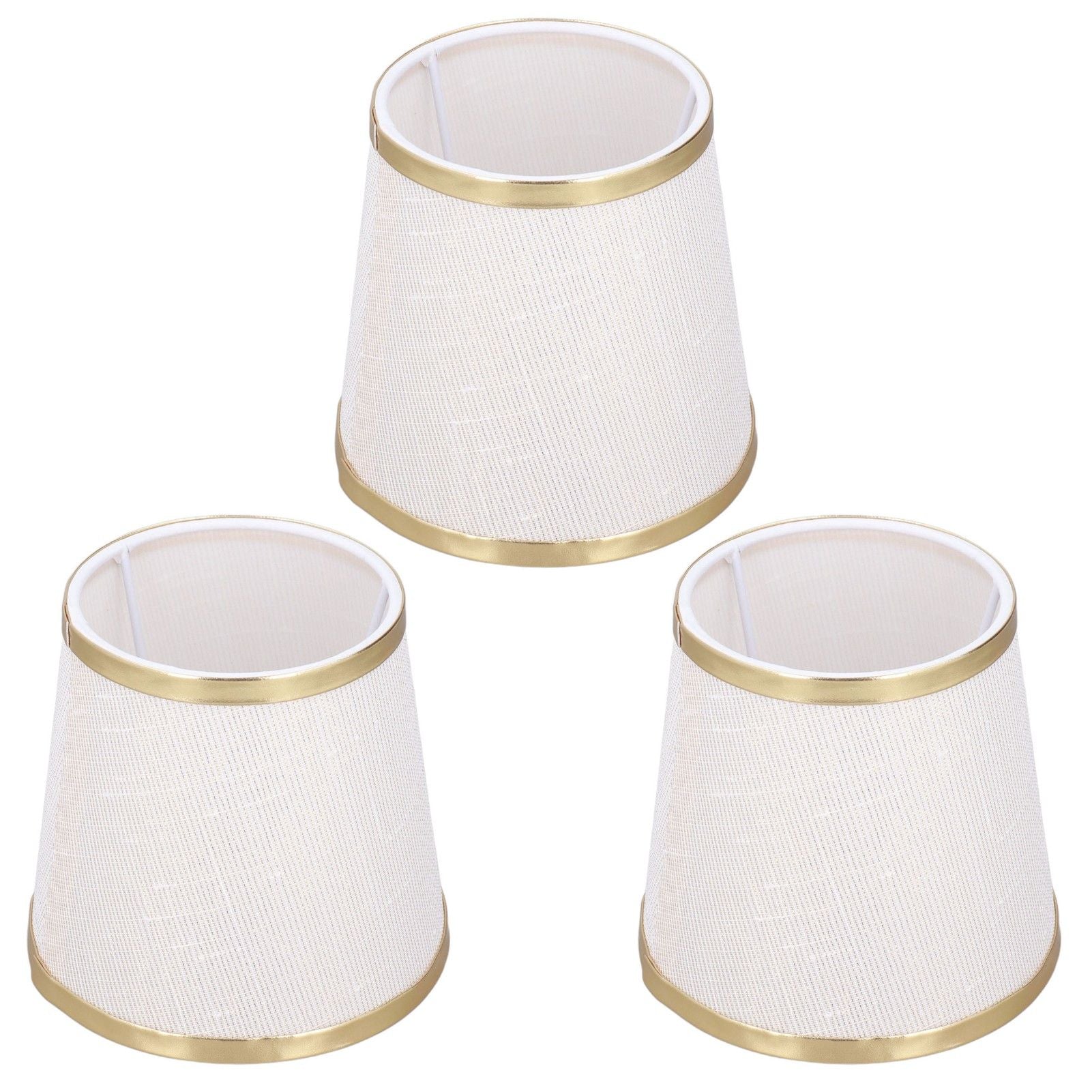 3PCS E14 Lampshade Barrel Shape Table Lamp Shade Meson Installation Fabric Bedroom Ceiling Lamp Shade