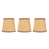 3Pcs Fabric Lampshade High Light Transmittance Perfect Edging Interventional Installation Safety Design Table Lamp Shade
