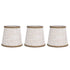 3Pcs Small Lamp Shades Hand Crafted Exquisite Soft Lightweight Dustproof High Luminousness Table Lampshade