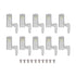 10pcs LED Cabinet Inner Hinge Sensor Light Bedroom Closet Wardrobe Cupboard Night Light