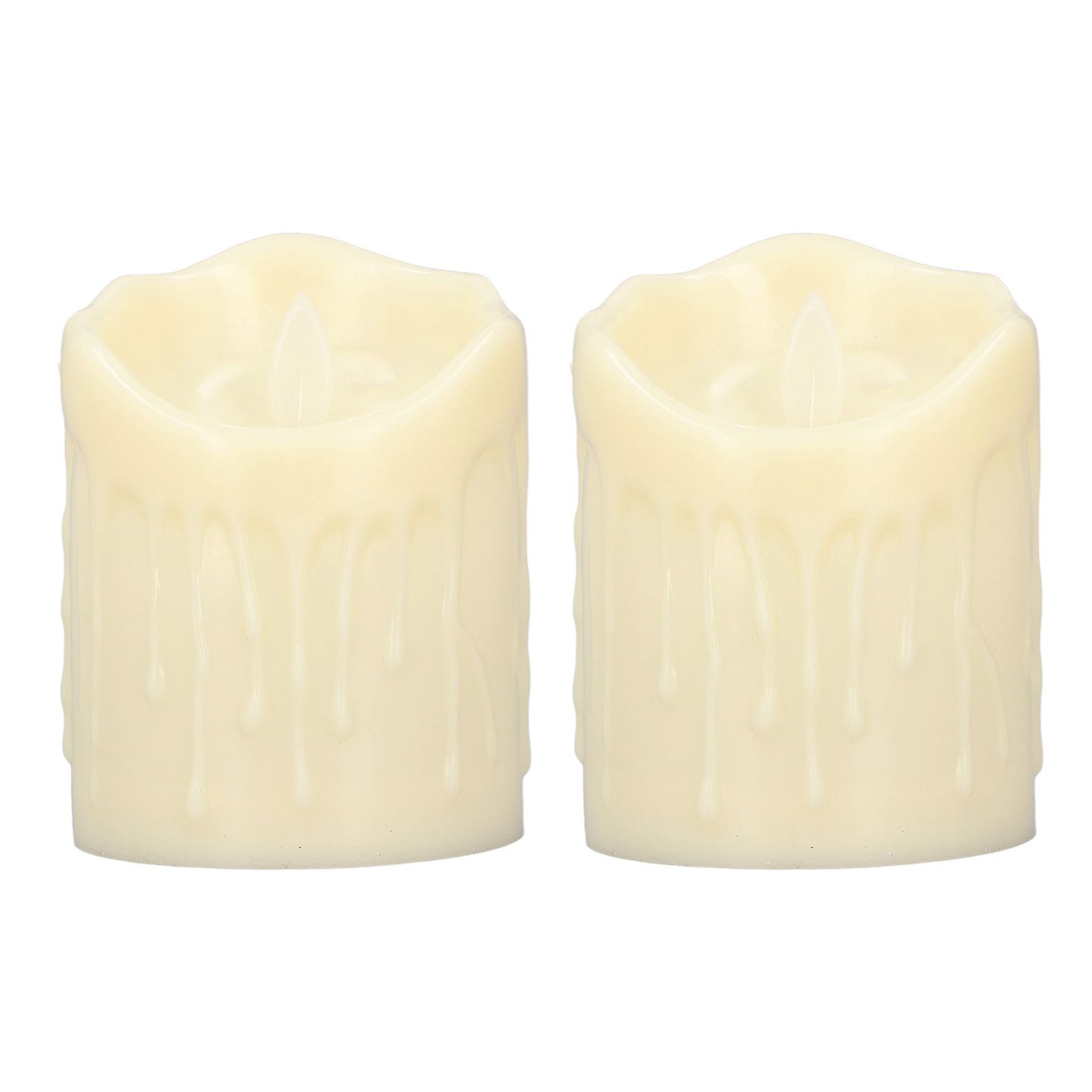 2pcs Flameless Candles Lamp Simulation LED Candle Light for Dating Wedding Proposal