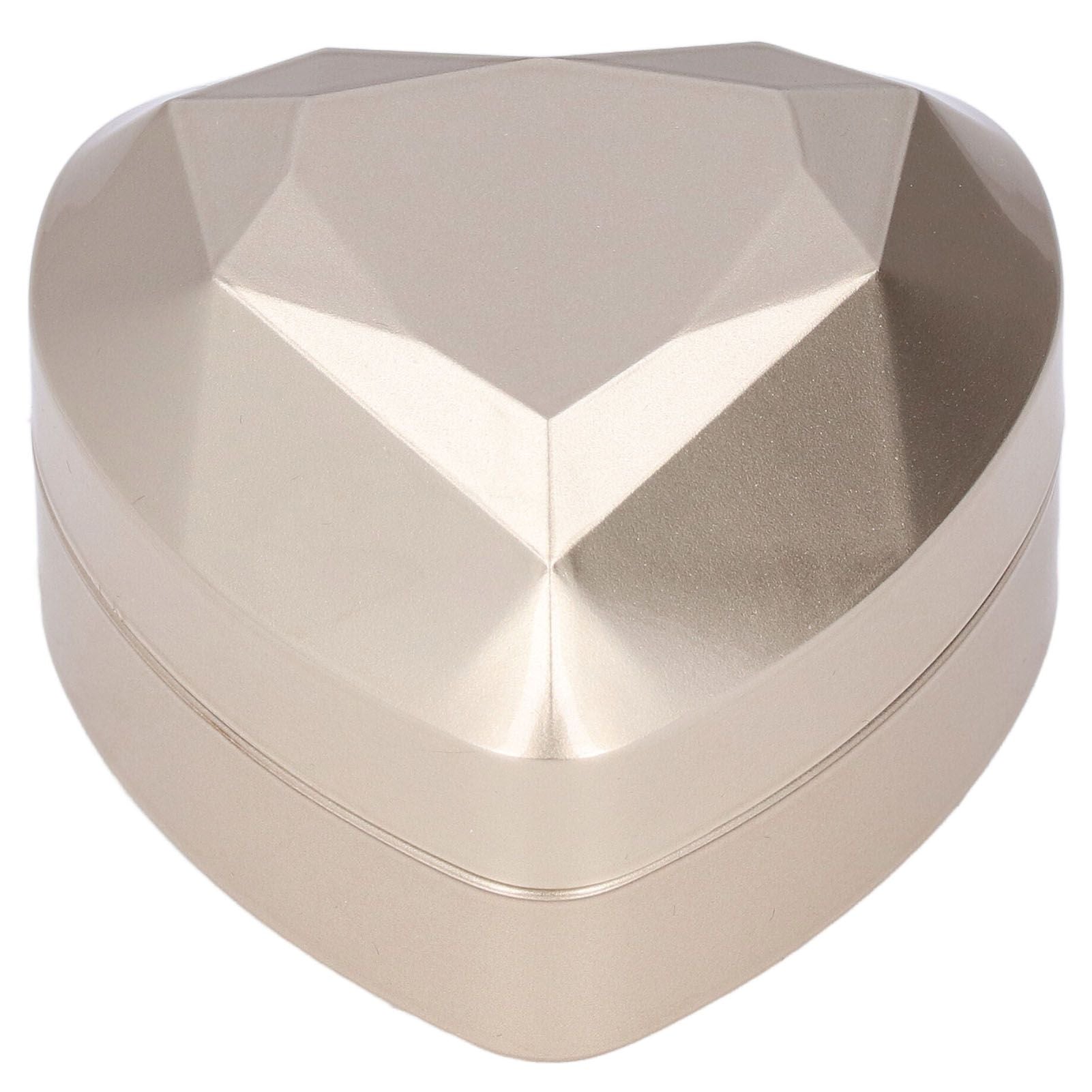 LED Rings Box Luxurious Elegant Frosted Treatment Soft Velour Good Texture Jewelry Gift Box for Engagement Wedding
