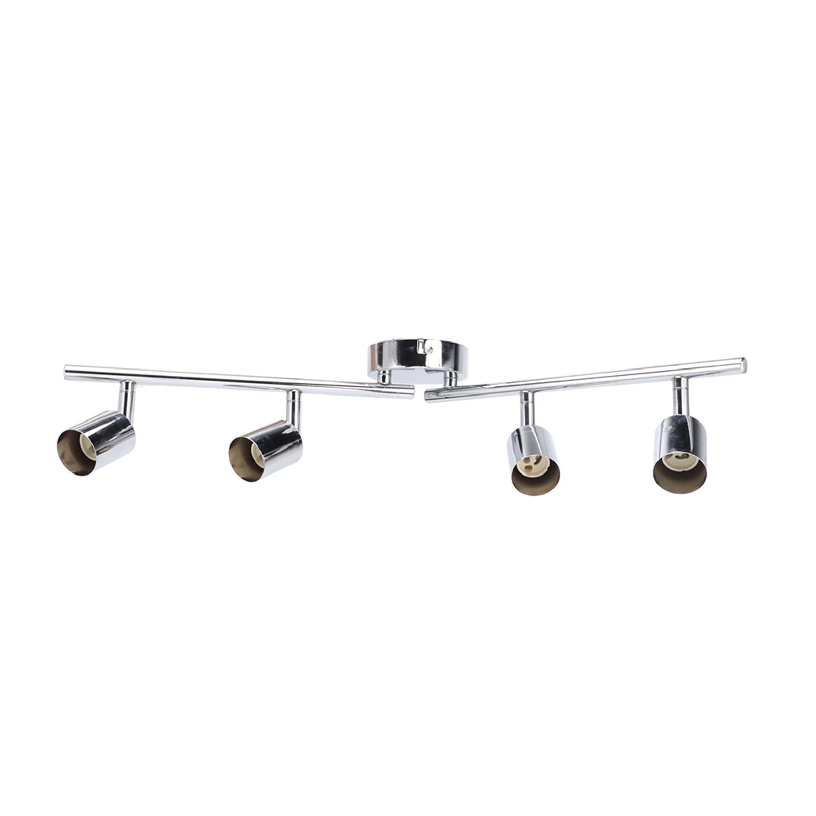 Lamp Holder 4 Head Adjustable Flexible Rotation GU10 Light Holder for Bedrooms Living Rooms Restaurants Offices 85V to 265V