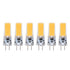 6PCS GY6.35 Bulb 5W COB Light Bulb 500lm Silicone Ceiling Lamp Bulb for Living RoomWarm White