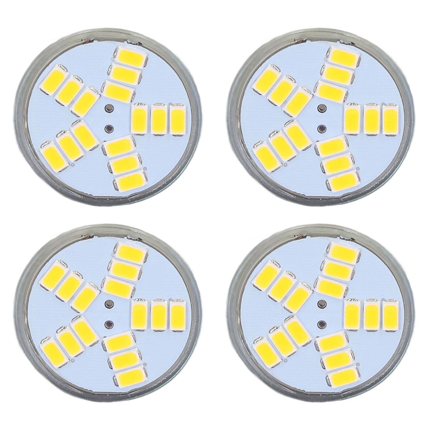 4Pcs MR11 LED Bulb 5W 500lm Bulb Replacement with 15 Beads Double Pin Base for Spotlight Landscape LampCold White
