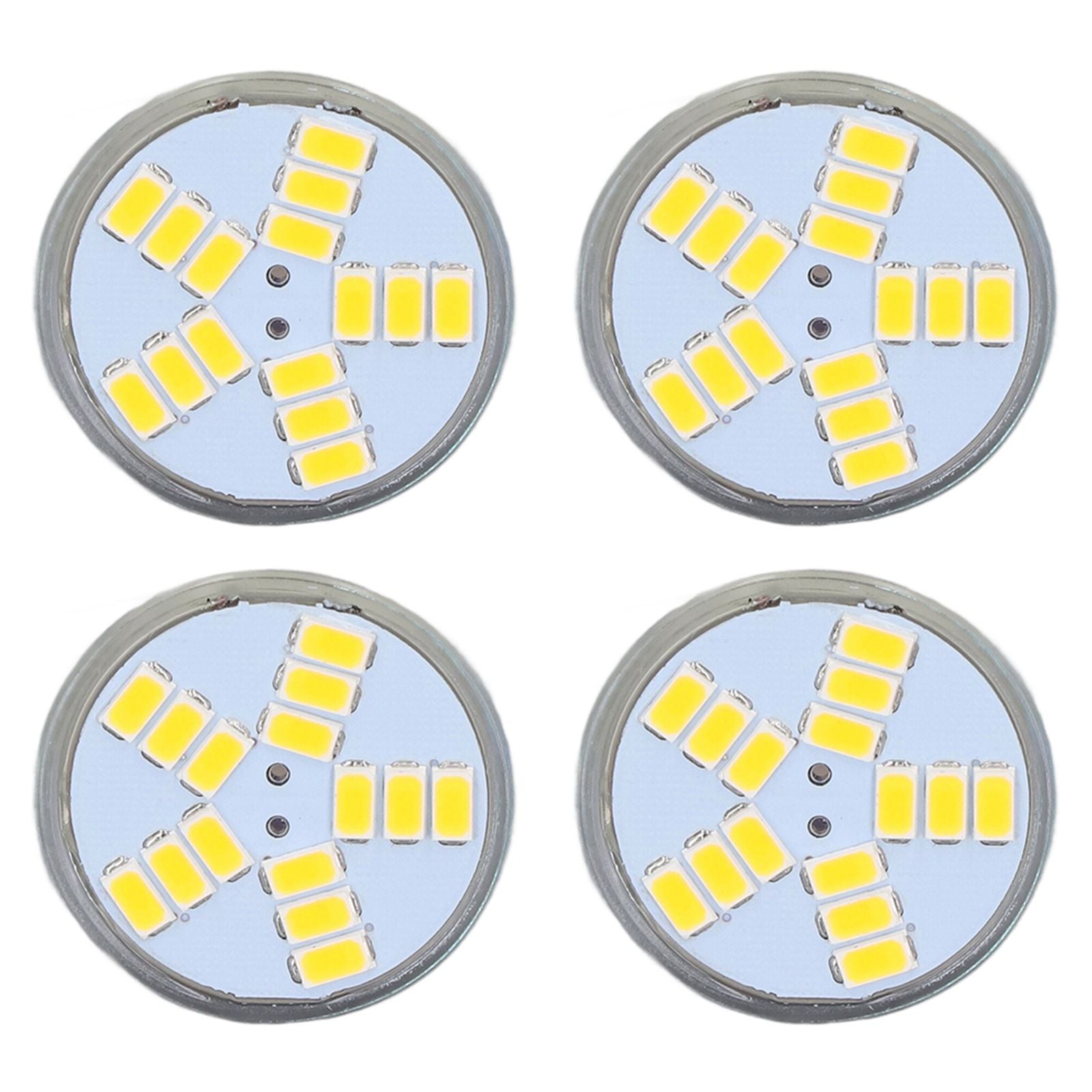 4Pcs MR11 LED Bulb 5W 500lm Bulb Replacement with 15 Beads Double Pin Base for Spotlight Landscape LampCold White