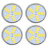 4Pcs MR11 LED Bulb 5W 500lm Bulb Replacement with 15 Beads Double Pin Base for Spotlight Landscape LampCold White