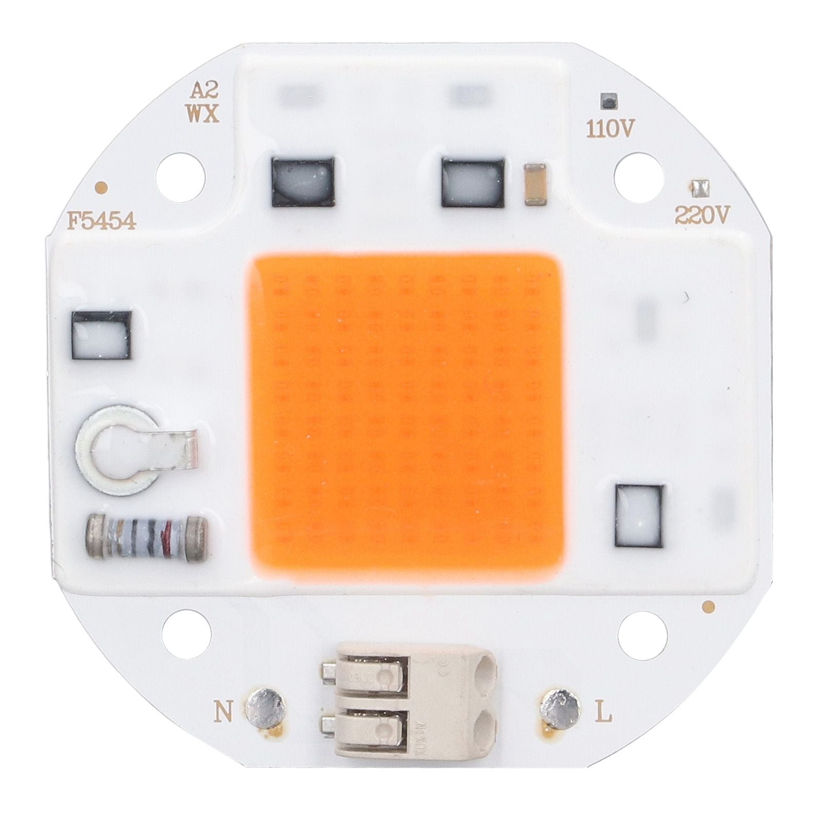 High Power LED Chip Plant Grow Light 380‑800NM COB Lamp Beads Drive Free for DIY Hydroponic Growing Light 220V70W