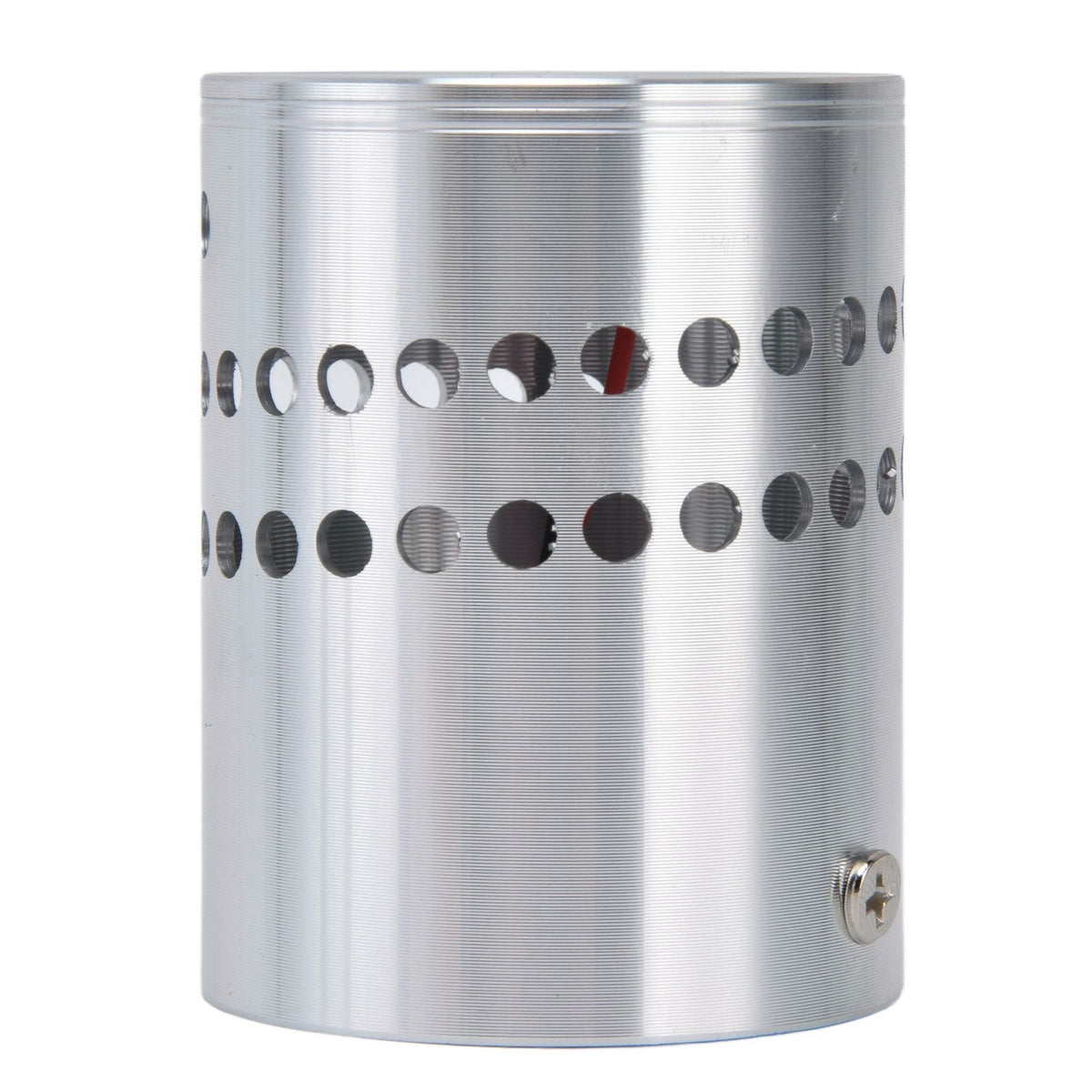 LED Aluminum Spiral Hole Wall Light Heat Resistance 3W Dimmable Spiral Lamp 90-100LM AC85‑265VPure White