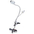 Clip Desk Lamp 10 Gear Adjustable LED Double Head Gooseneck Table Lamp Reading Lamp for Bedroom
