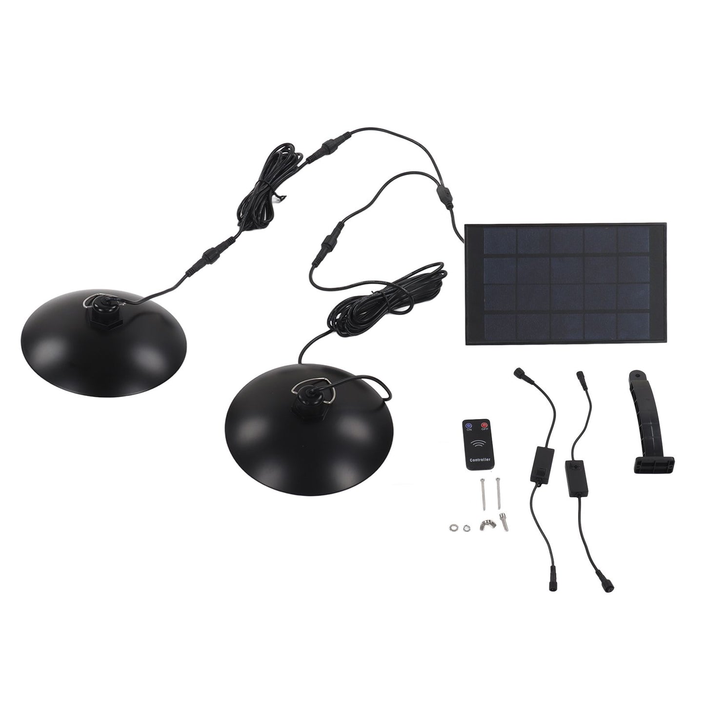 LED Solar Pendant Light Split Design Waterproof Light Controlled Induction Solar Shed Light Automatic Charging Solar Lamp